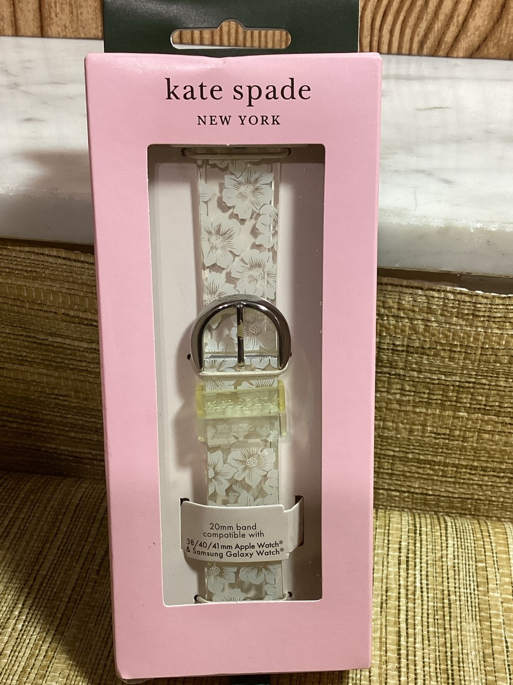 kate spade White Floral Replacement Watch Band